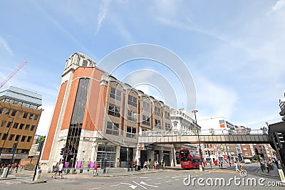 Barbican station cityscape London UK Editorial Stock Photo