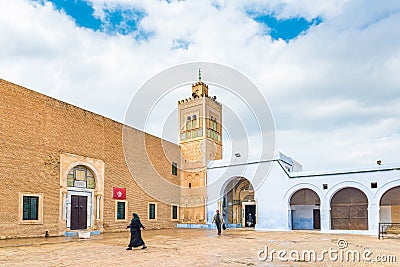 The Barbier Mausoleum in Kairouan, Tunisia Editorial Stock Photo