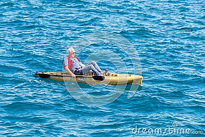 Barcelona. Barceloneta Beach Editorial Stock Photo