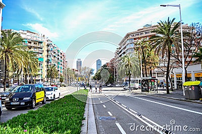 barcelona city Editorial Stock Photo