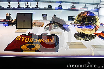 Barcelona football club museum Editorial Stock Photo