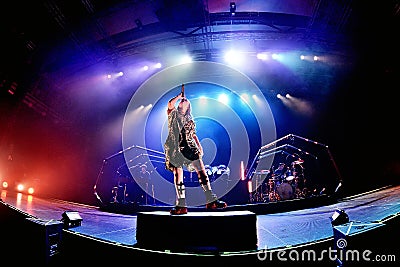 Billie Eilish performs in concert at Sant Jordi Club stage Editorial Stock Photo