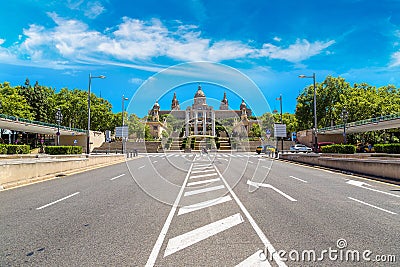 Barcelona National art museum Editorial Stock Photo