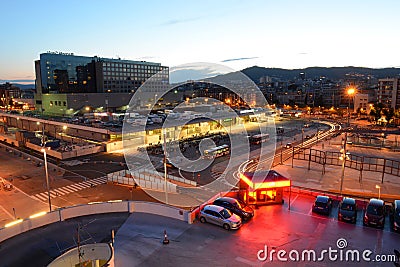 Barcelona Sants railway station, Spain Editorial Stock Photo