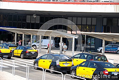 The Barcelona Sants Station - EstaciÃ³ Sants , August 2015 Editorial Stock Photo