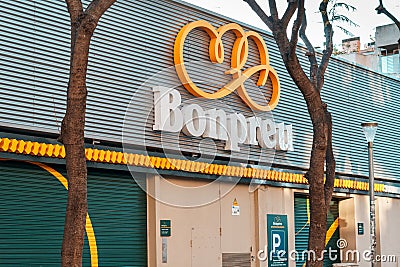Barcelona, Spain-April 2, 2023. Grupo Bonpreu is a Spanish food company based in Las MasÃ­as de VoltregÃ¡, Barcelona Editorial Stock Photo