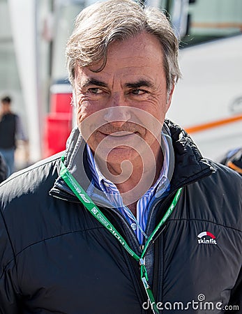 Formula One Test Days 2019 - Carlos Sainz Editorial Stock Photo