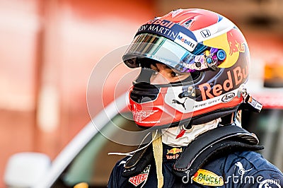 Formula One Test Days 2019 - Pierre Gasly Editorial Stock Photo