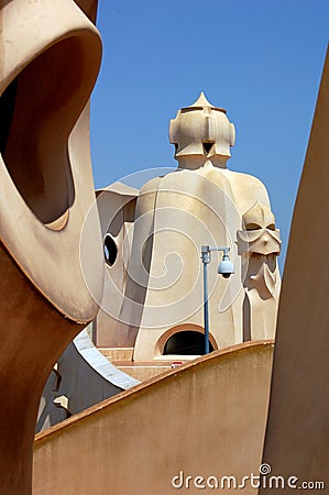 Barcelona, Spain: Gaudi's Casa BattlÃ³ Editorial Stock Photo