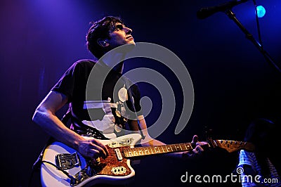 The Pains of Being Pure at Heart band performs at Apolo Editorial Stock Photo