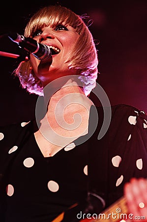 Sune Rose Wagner, singer of the Danish indie rock duo The Raveonettes Editorial Stock Photo