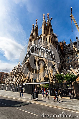 Sagrada Familia Editorial Stock Photo