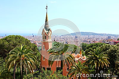 Barcelona view Editorial Stock Photo