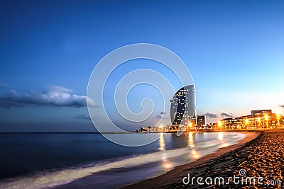 Barceloneta beach, Spain Stock Photo