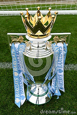 Barclays English Premier league football Trophy Editorial Stock Photo