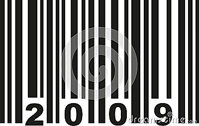 Barcode 2009 vector Vector Illustration