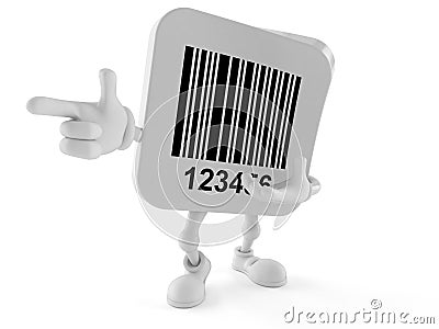 Barcode character Stock Photo