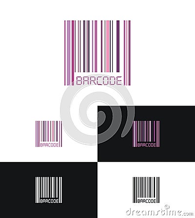 Barcode Logo Vector Illustration