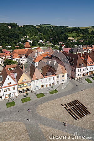 Bardejov - unesco town Stock Photo