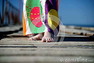 Bare foots Stock Photo