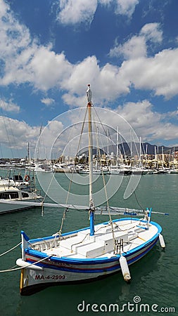 Bargue- puerto marina--Andalusia-Spain Editorial Stock Photo