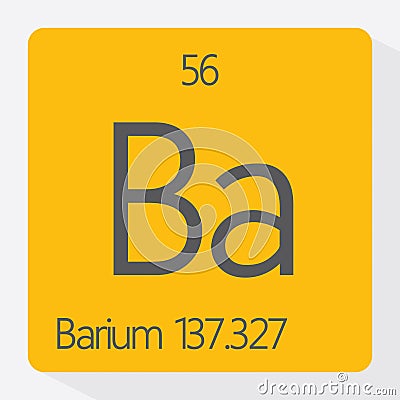 Barium Vector Illustration