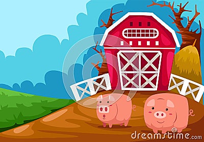 Barn Vector Illustration