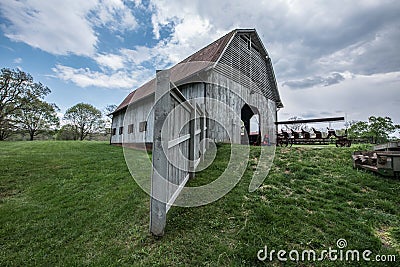 Barn at the Biltmore Estates Editorial Stock Photo