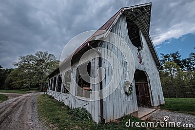 Barn at the Biltmore Estates Editorial Stock Photo