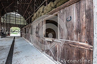 Barn at the Biltmore Estates Editorial Stock Photo