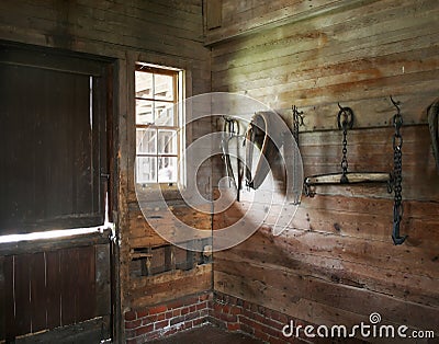 Barn Stall Stock Photo