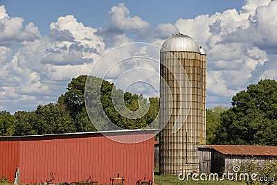 Farm in rural Tennessee, USA Stock Photo