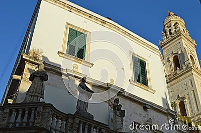 Barogue style town. Stock Photo