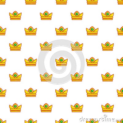 Baroness crown pattern seamless Vector Illustration