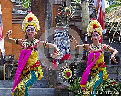 Barong Dance in Bali Editorial Stock Photo