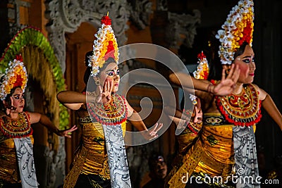 Barong Dance, Lion Dance. Editorial Stock Photo