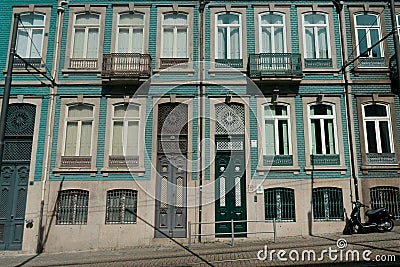Baroque architecture green house city Porto Portugal Editorial Stock Photo