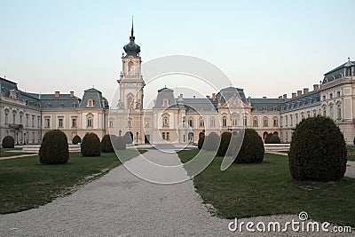 The baroque castle Stock Photo