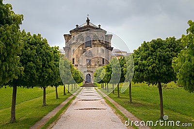 Baroque castle Stock Photo