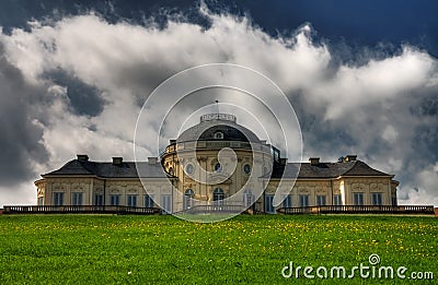 Baroque castle HDR Stock Photo