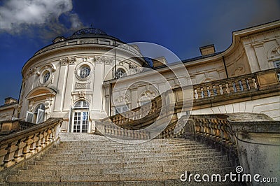 Baroque castle HDR Stock Photo