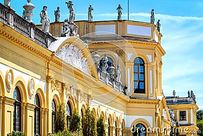 Baroque Castle Orangerie in Kassel, Germany Stock Photo