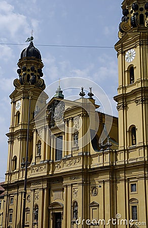 Baroque church Stock Photo