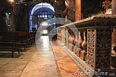 Baroque church interior Stock Photo