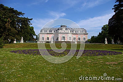 Baroque pink castle Stock Photo