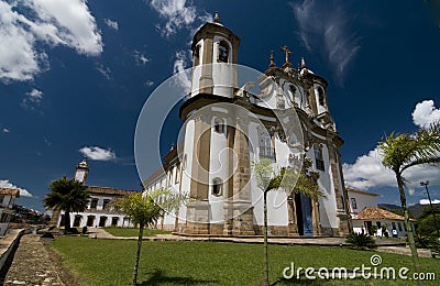 Baroque - Rococo colonial Architecture Stock Photo