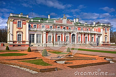 Baroque style castle in Kadriorg Tallinn Stock Photo