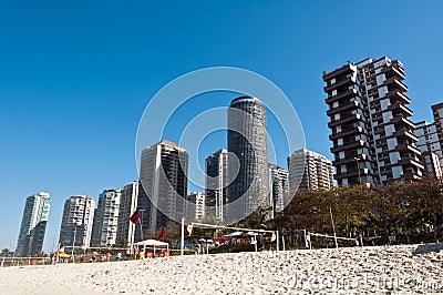 Barra da Tijuca Beach in Rio de Janeiro Stock Photo