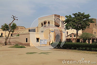 The barracks at Junagarh Fort Stock Photo