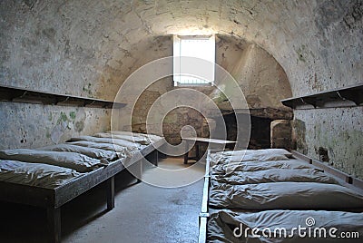 Barracks at Old fort ,St Augustine Stock Photo